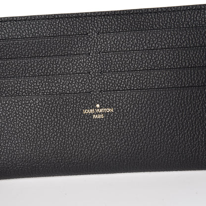 Louis Vuitton Calfskin Felicie Chain Wallet Card Holder Insert Black 6 of 6