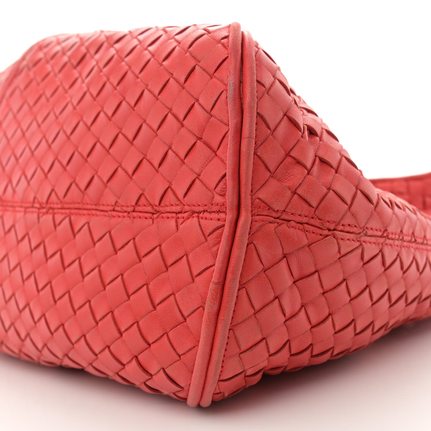 Bottega Veneta Nappa Intrecciato Ball Hobo Cardinal 11 of 14