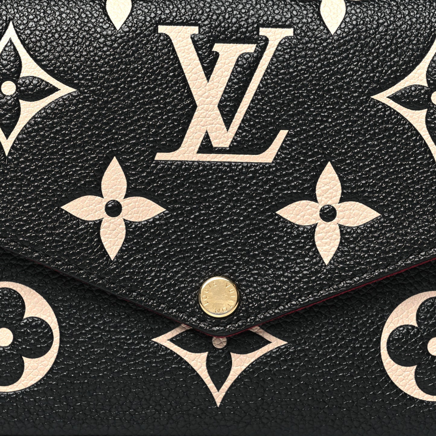 Empreinte Monogram Giant Felicie Pochette Black Beige