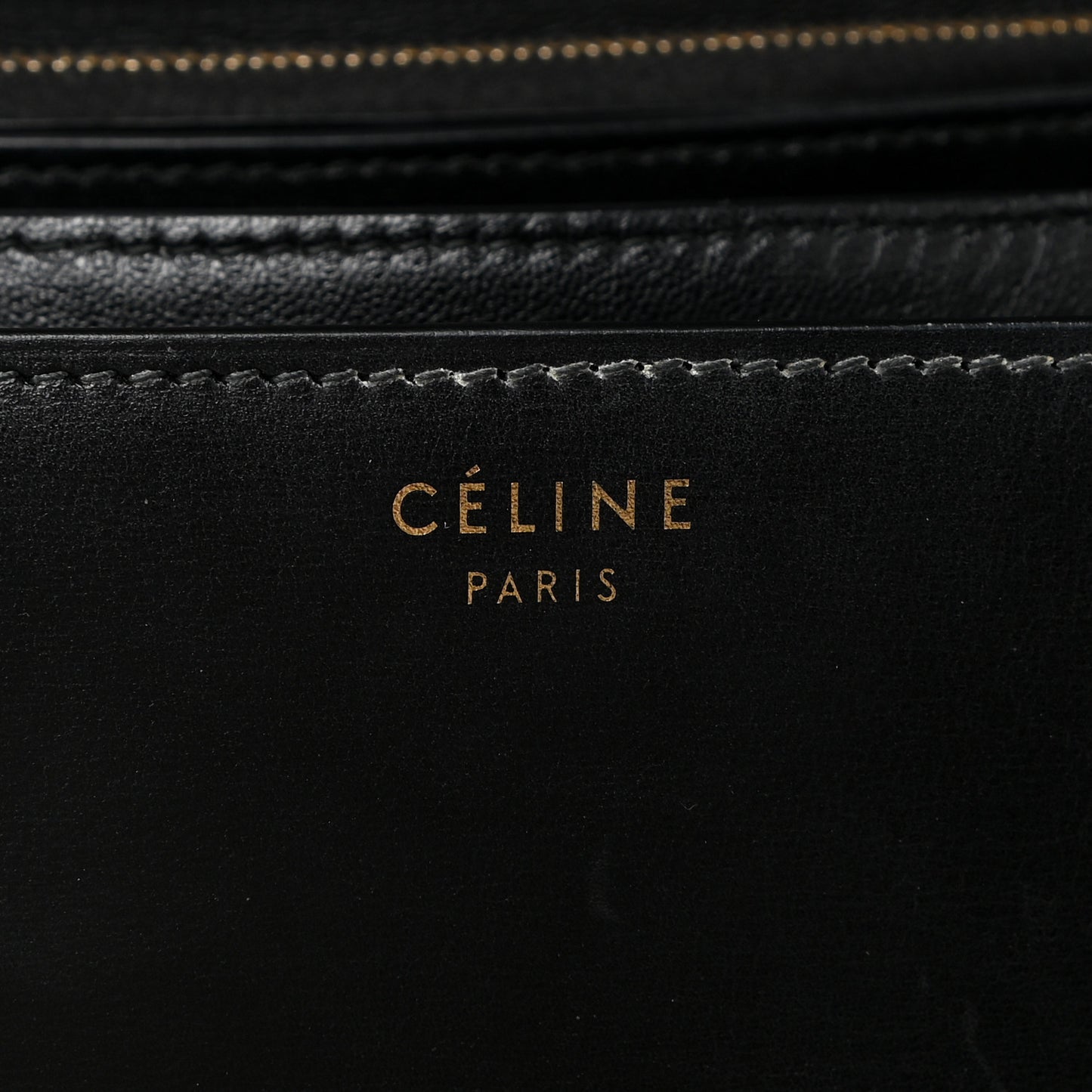 Box Calfskin Medium Classic Box Flap Bag Black