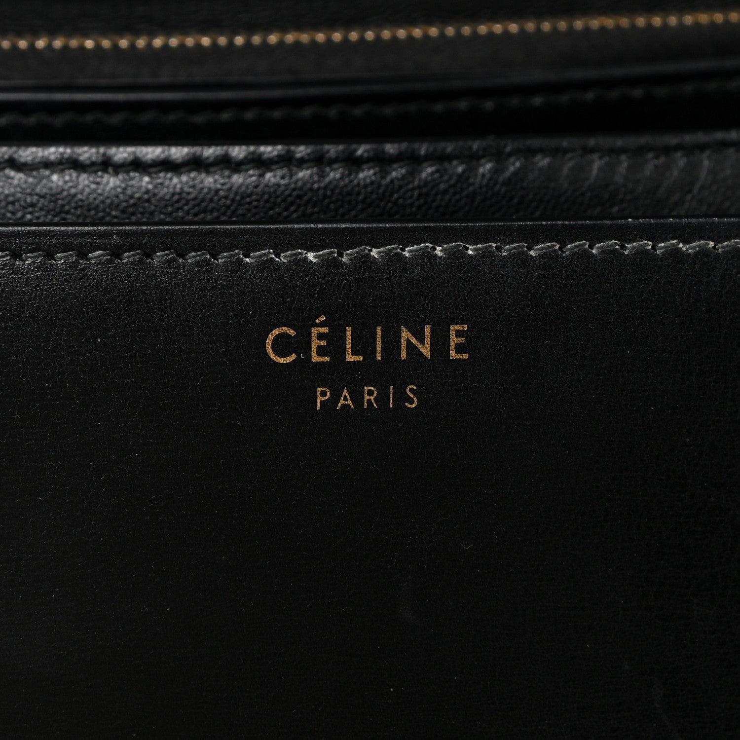 Celine Box Calfskin Medium Classic Box Flap Bag Black 6 of 17
