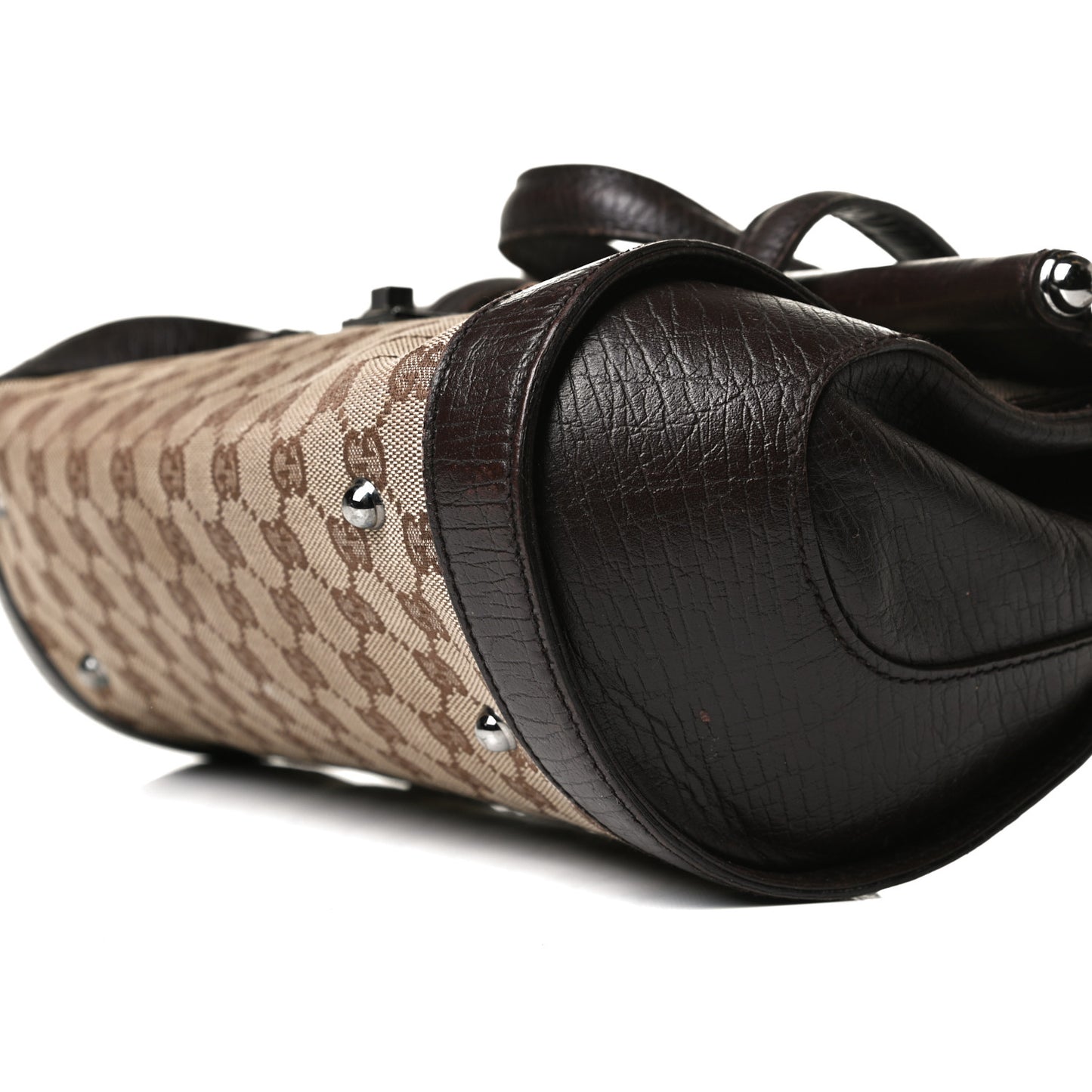 Monogram Small Bamboo Bullet Bag Dark Brown