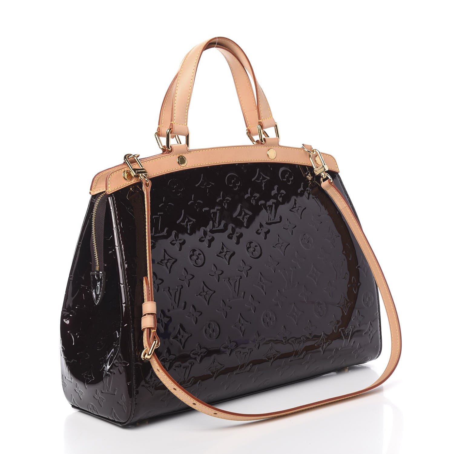 Louis Vuitton Vernis Brea GM Amarante 3 of 9