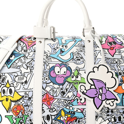 Louis Vuitton Monogram Comics Keepall Bandouliere 50 Multicolor 6 of 8