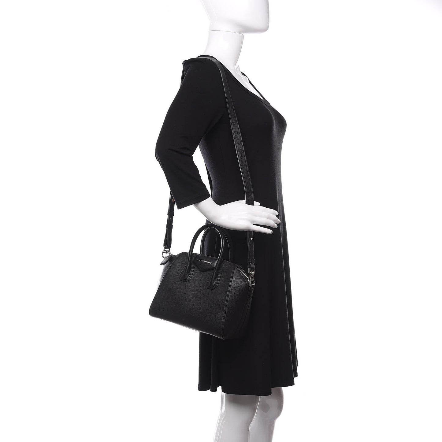 Sugar Goatskin Mini Antigona Black