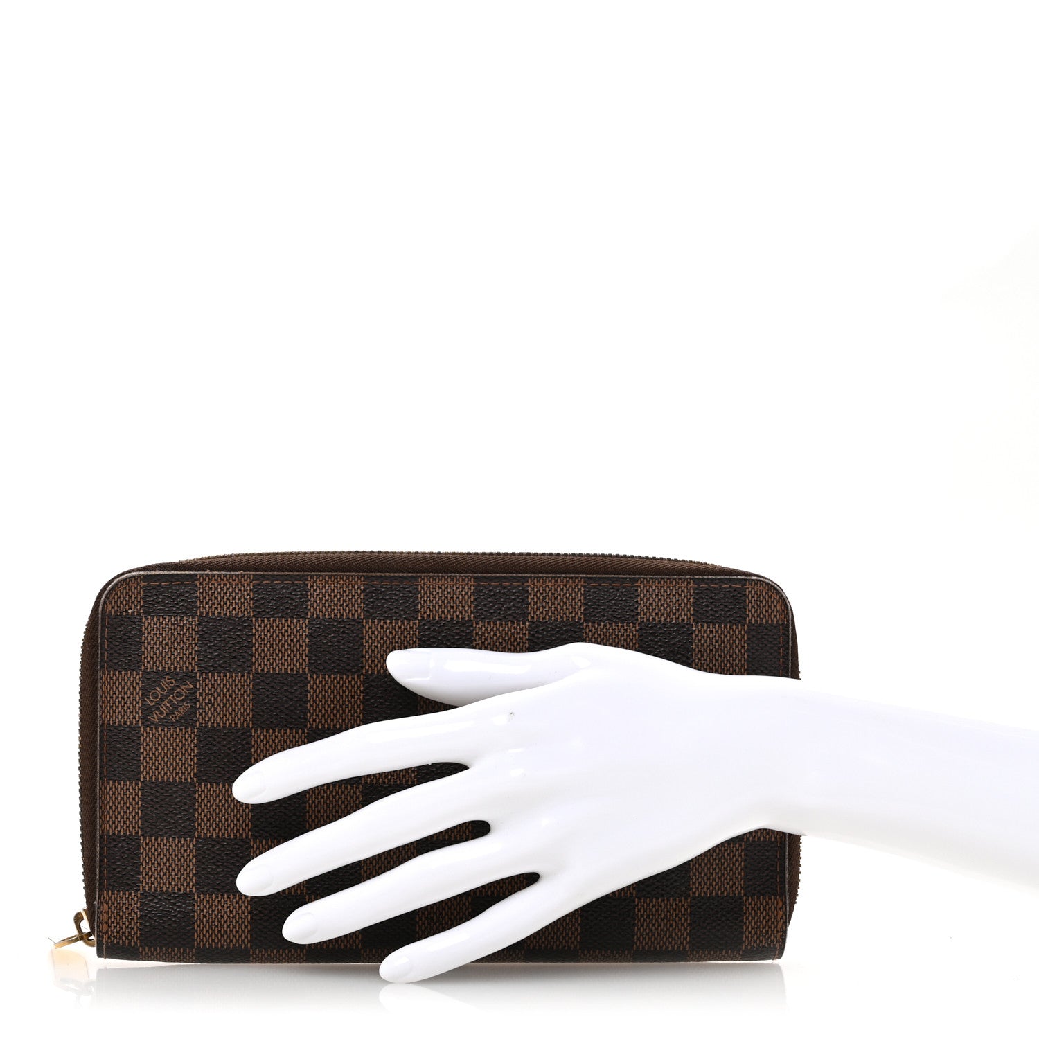 Louis Vuitton Damier Ebene Zippy Organizer Wallet 2 of 10