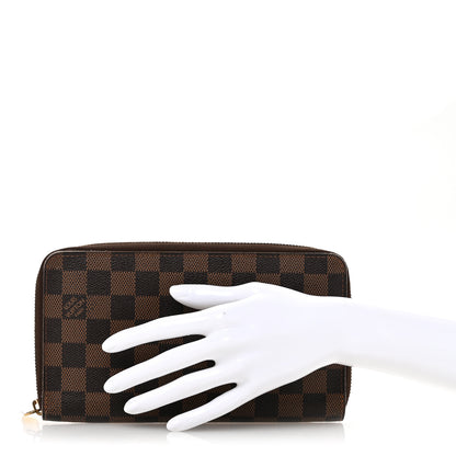 Louis Vuitton Damier Ebene Zippy Organizer Wallet 2 of 10