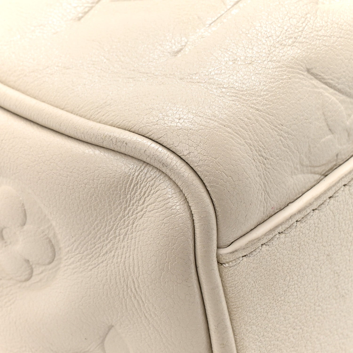 Louis Vuitton Lambskin Embossed Monogram Fall in Love Speedy 22 Bandouliere Ivory 9 of 13