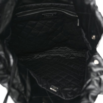 Chanel Shiny Calfskin Quilted Large Chanel 22 Black 6 of 12