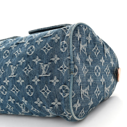 Louis Vuitton Monogram Denim Neo Speedy Blue 9 of 15