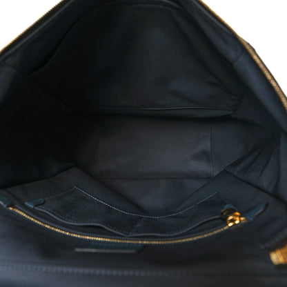 Louis Vuitton Monogram Cuir Slate Backpack Blue 4 of 11