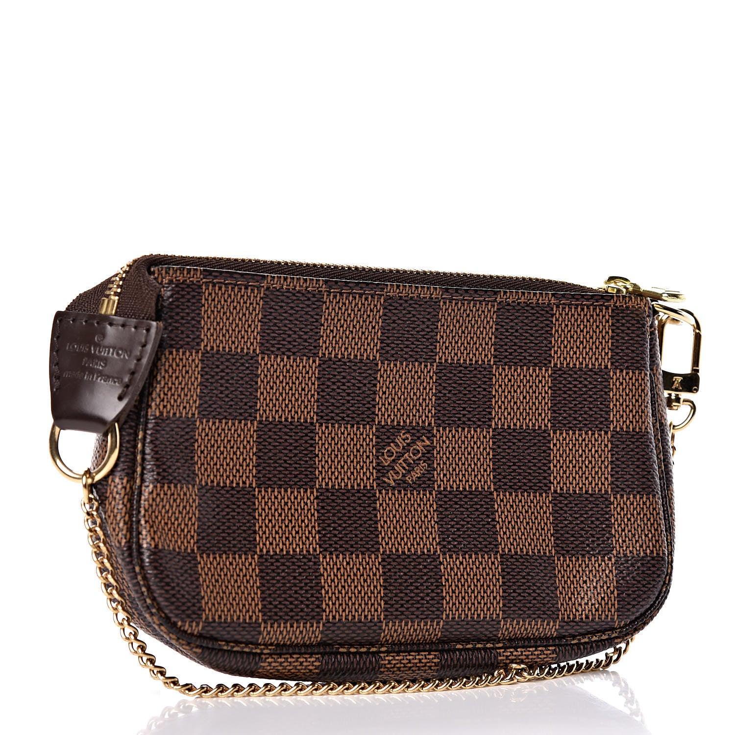 Louis Vuitton Damier Ebene Complice Trunks and Bags Mini Pochette Accessories Red 3 of 8