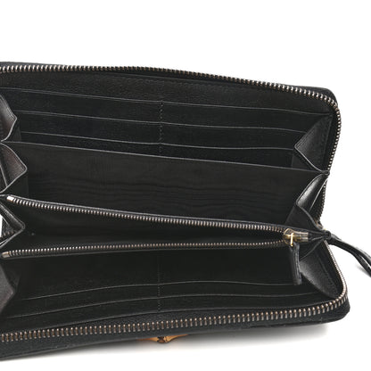 Gucci Wonka Grain Calfskin Diana Continental Wallet Black 5 of 7
