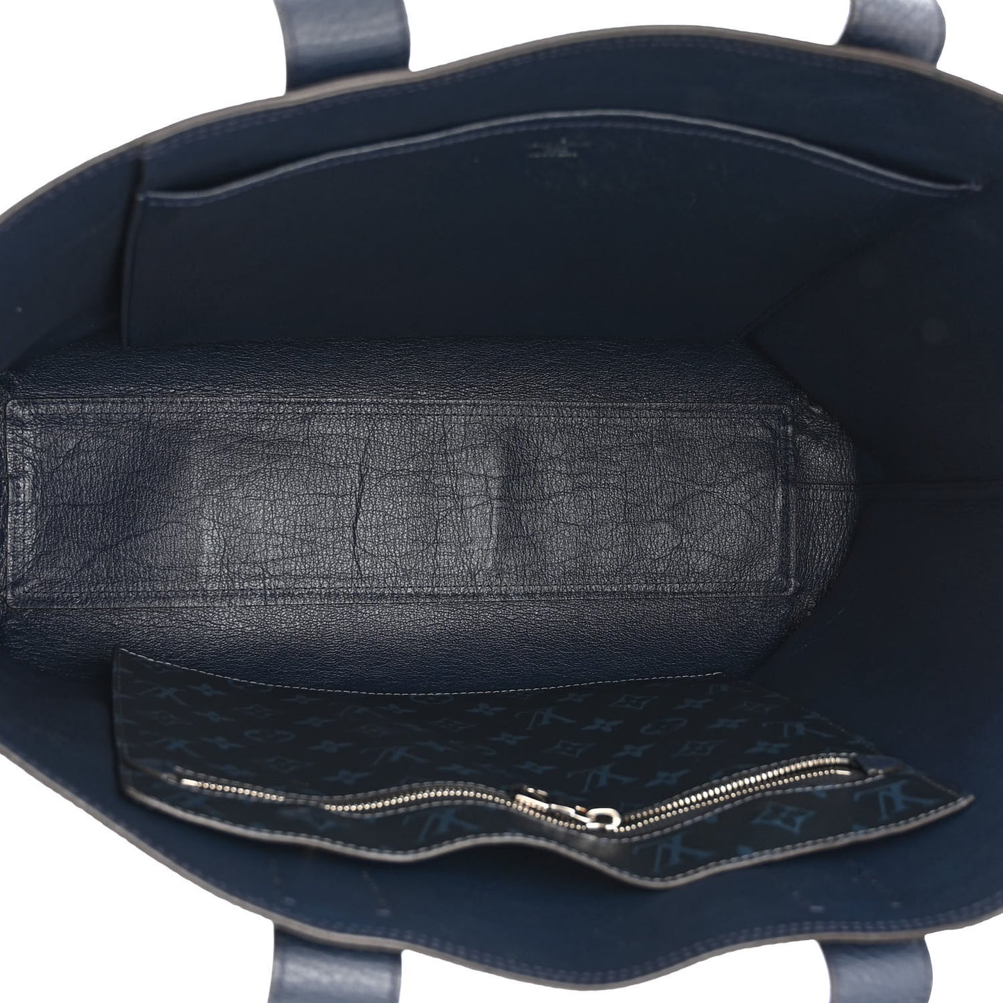 Taurillon Monogram Cobalt Cabas Voyage Marine