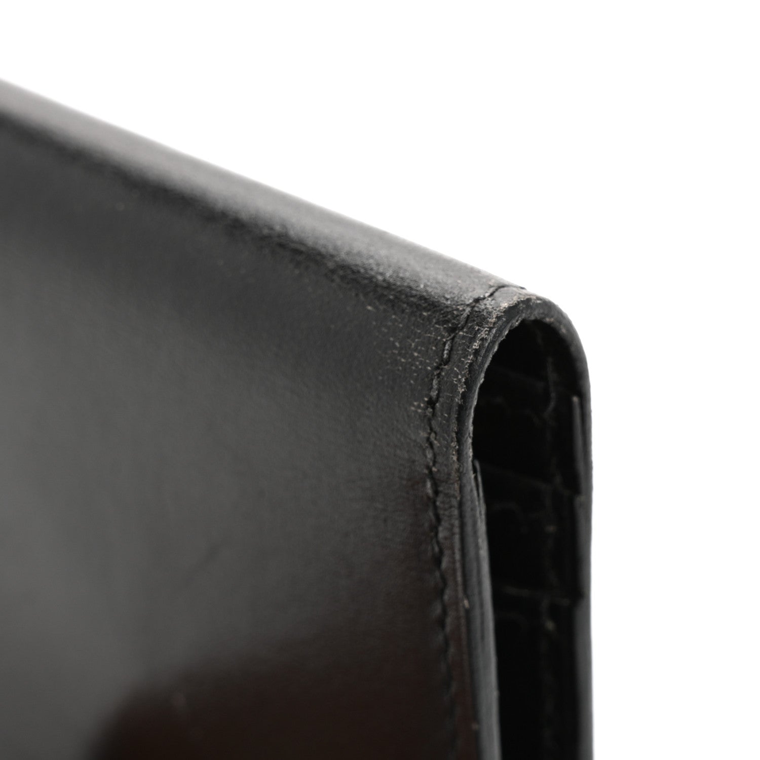 Hermes Box Bearn Gusset Wallet Black 11 of 13
