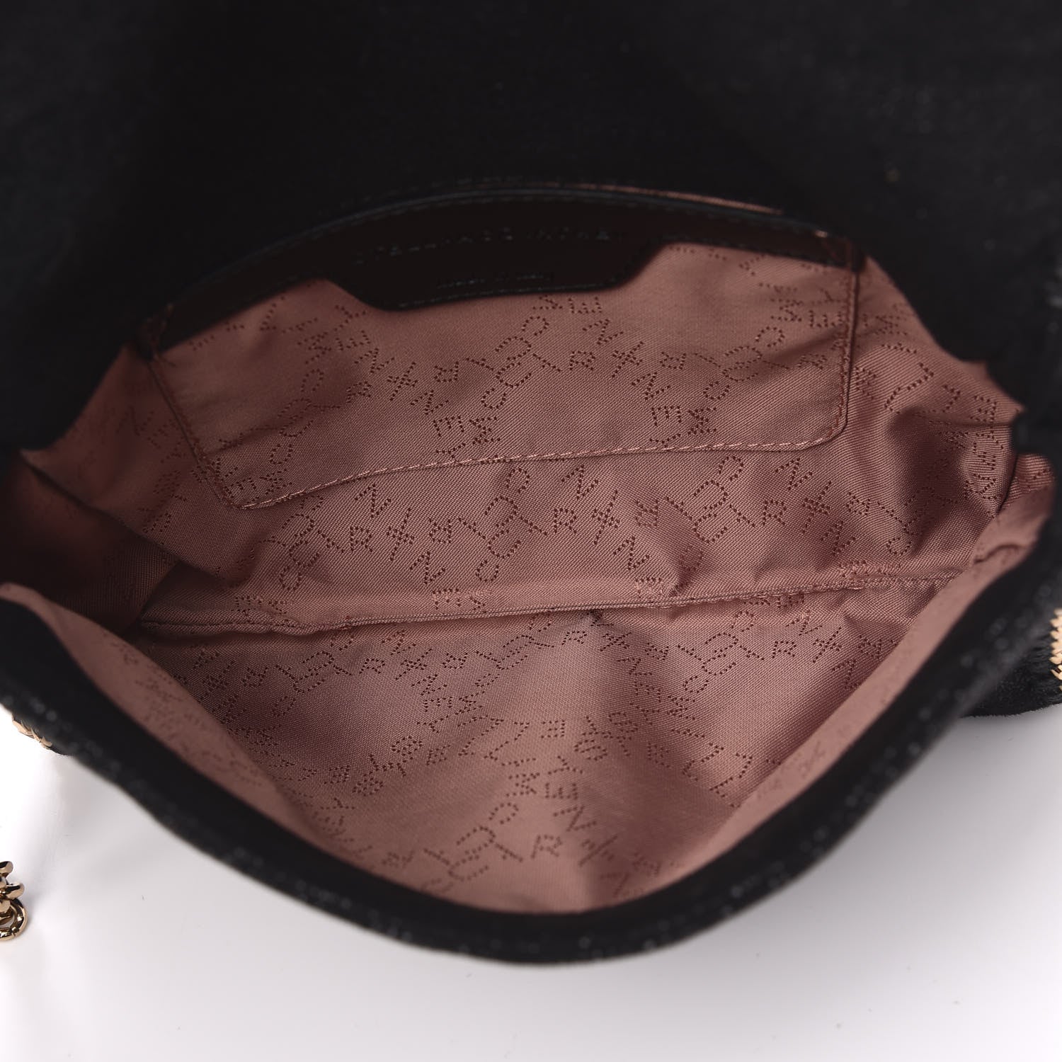 Stella McCartney Shaggy Deer Falabella Mini Crossbody Bag Black 4 of 9