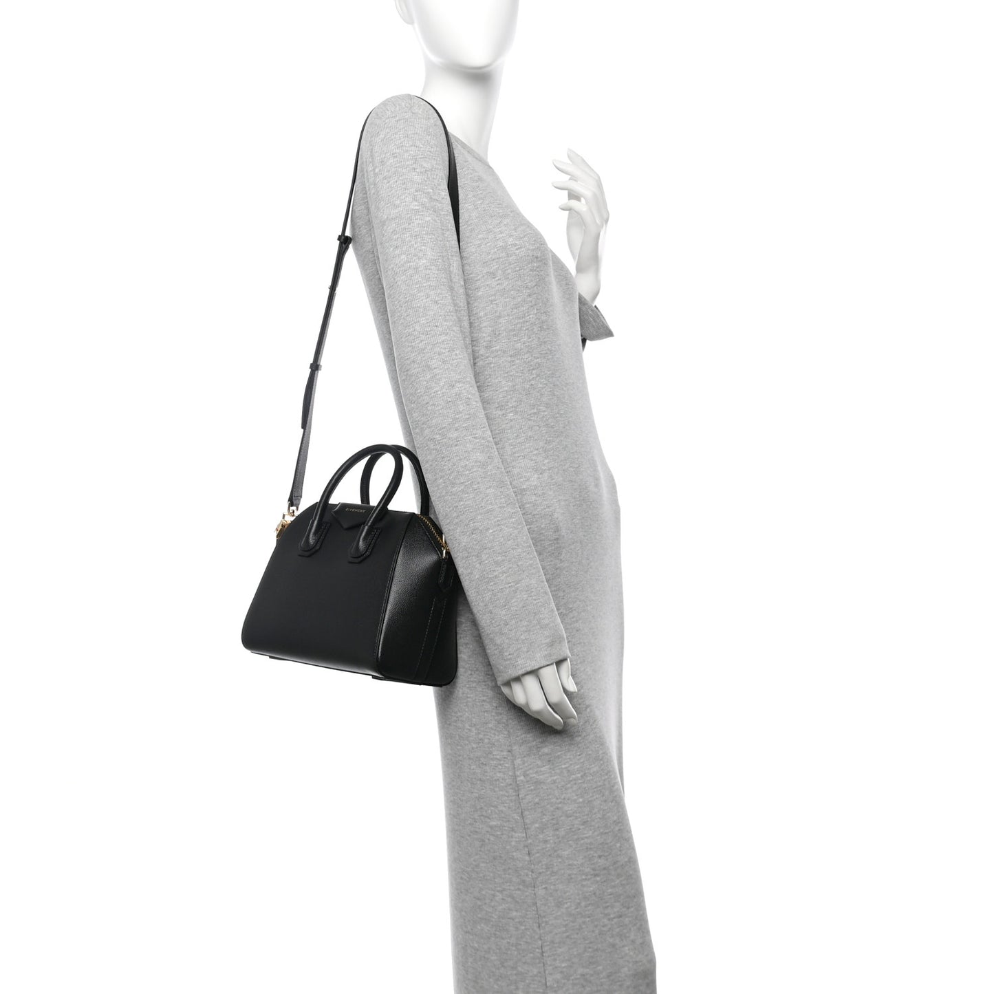 Sugar Goatskin Mini Antigona Black