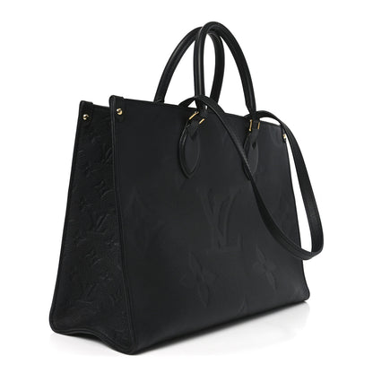 Louis Vuitton Empreinte Monogram Giant Onthego MM Black 3 of 9