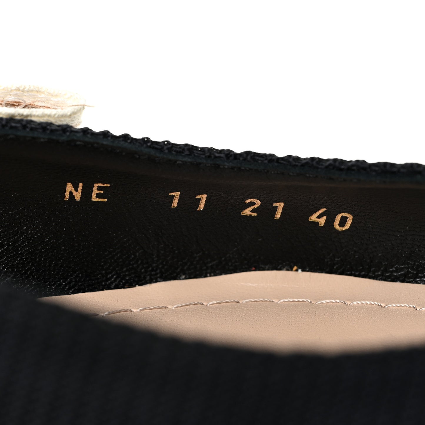 Technical Canvas Ribbon J'Adior Slingback Ballet Flats 40 Black