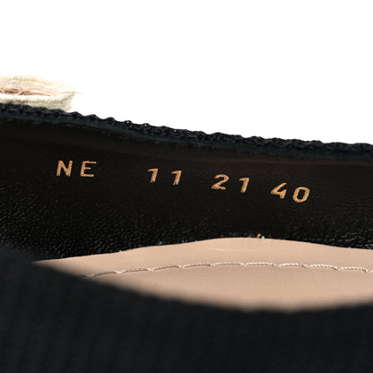 Christian Dior Technical Canvas Ribbon J'Adior Slingback Ballet Flats 40 Black 26 of 28