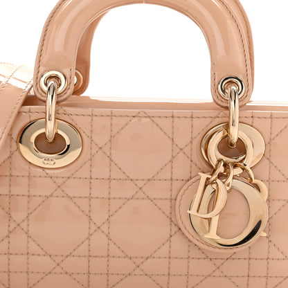 Christian Dior Patent Cannage Small Lady D-Joy Beige 17 of 25