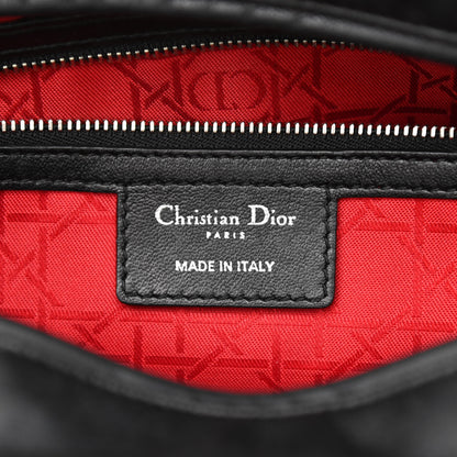 Christian Dior Lambskin Cannage Large Lady Dior Black 6 of 14