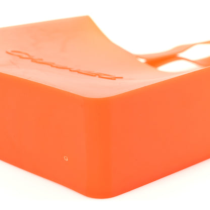 Chanel Jelly Rubber Tote Orange 8 of 9