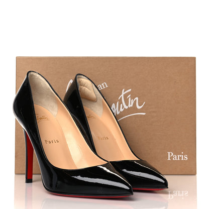 Christian Louboutin Patent Pigalle 100 Pumps 37 Black 8 of 8