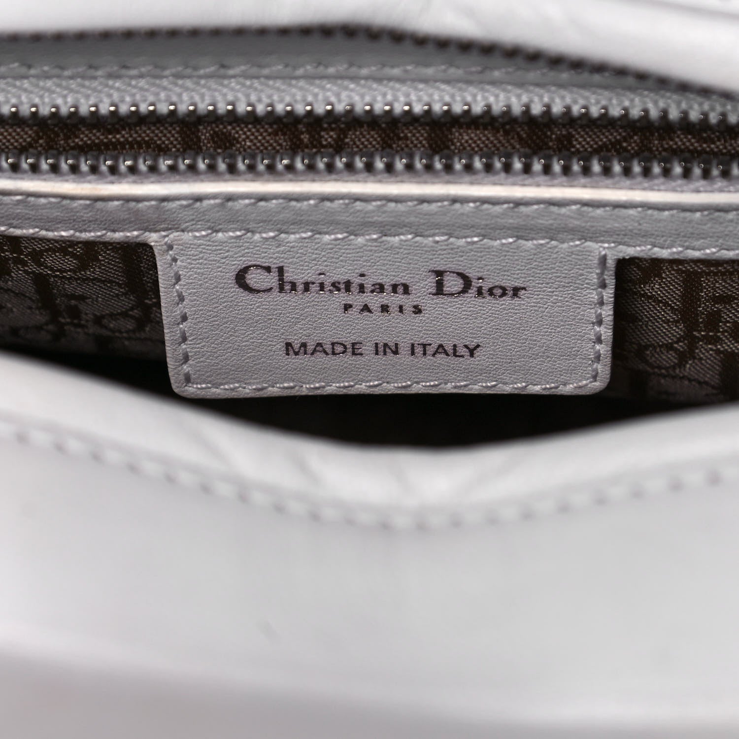 Christian Dior Lambskin Cannage Large Lady Dior White 5 of 13