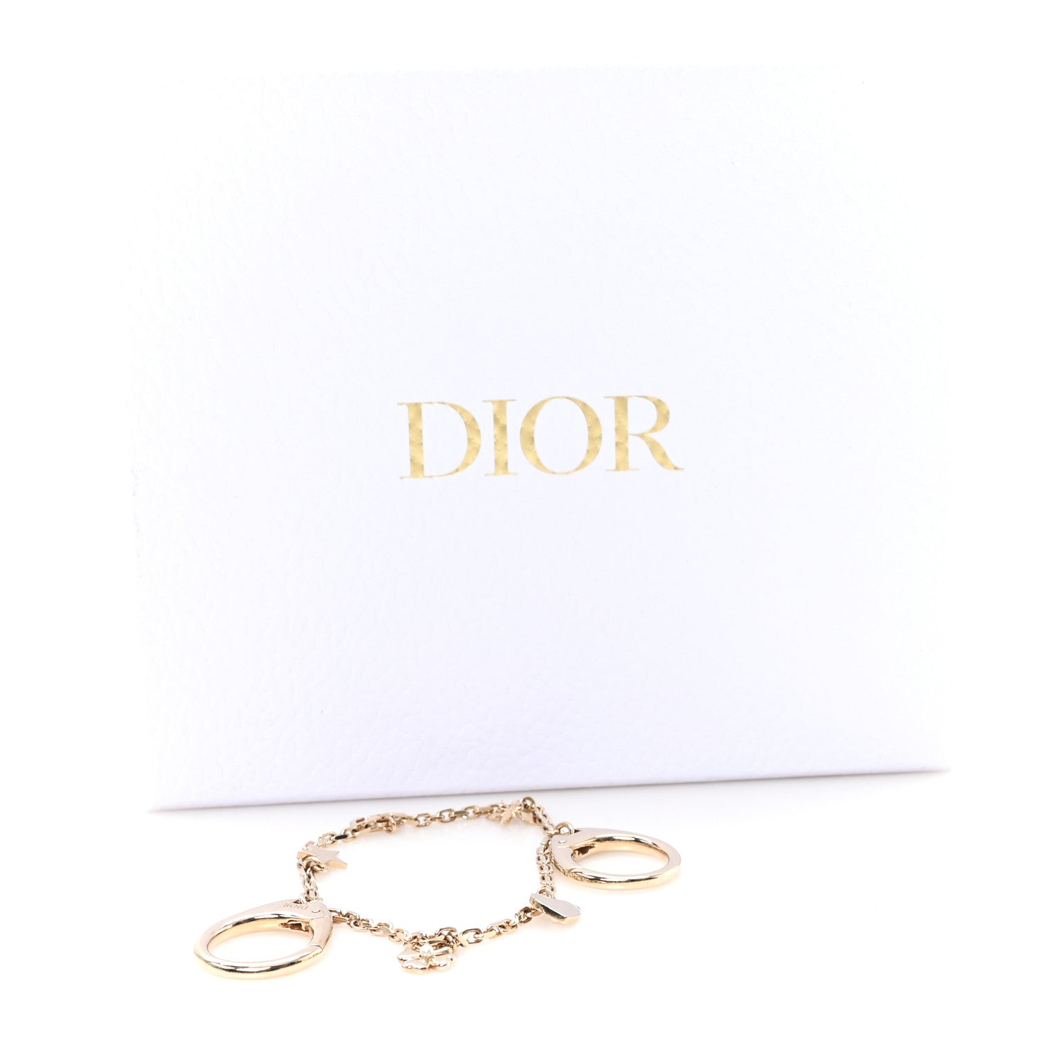 Christian Dior Metal Bag Charm Gold 4 of 4