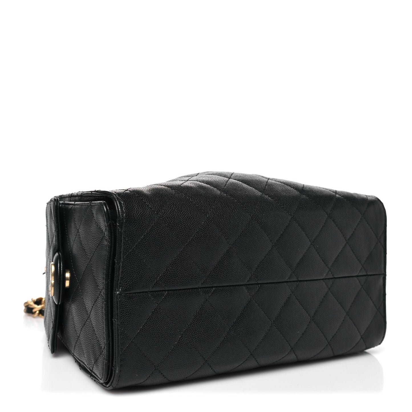 Caviar Quilted Small Chanel 25 Handbag Black
