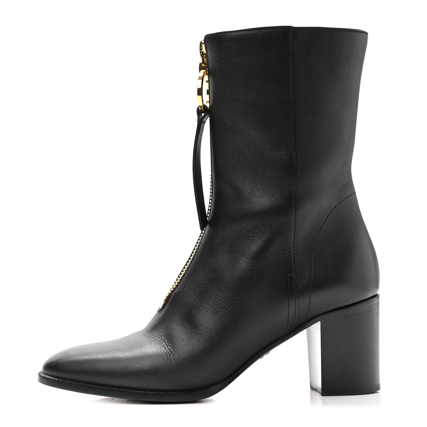 Calfskin Effrontee Holt Ankle Boot 37 Black