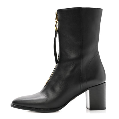 Christian Dior Calfskin Effrontee Holt Ankle Boot 37 Black 1 of 8