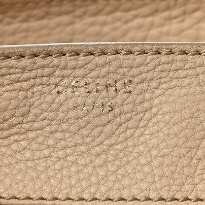 Celine Drummed Calfskin Mini Luggage Dune 5 of 7