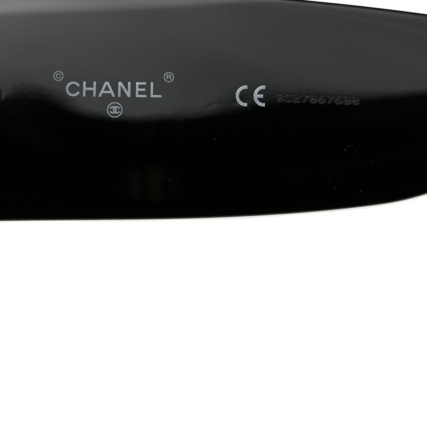 Acetate Quilted CC Pilot Sunglasses 71465 Black