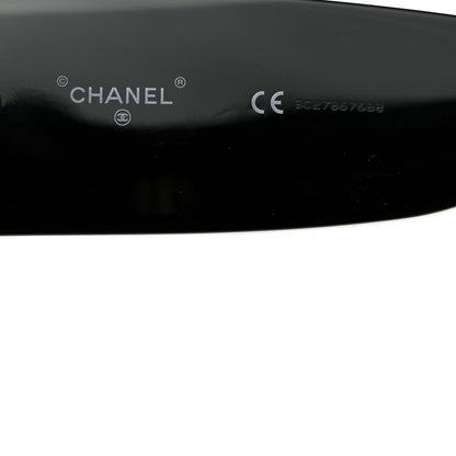 Chanel Acetate Quilted CC Pilot Sunglasses 71465 Black 5 of 8