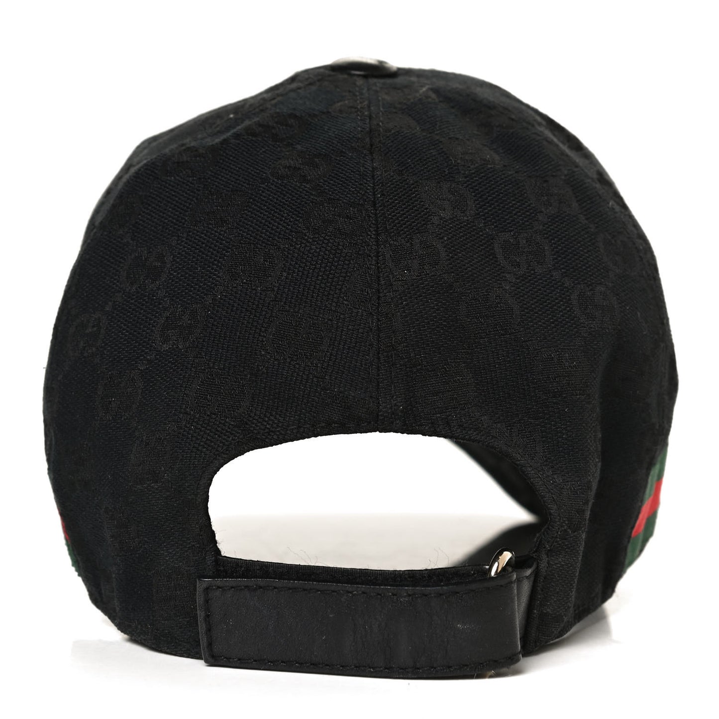 Monogram Web Baseball Hat L Black