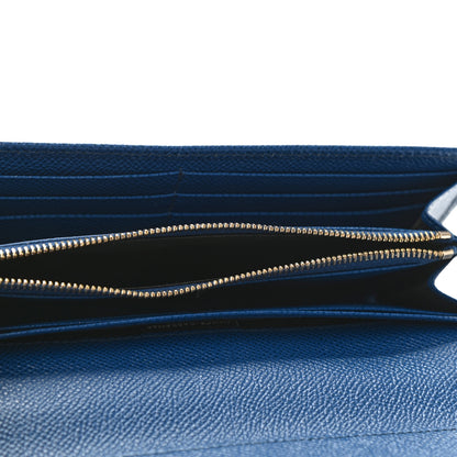 Dolce & Gabbana Dauphine Continental Flap Wallet Blue 4 of 4