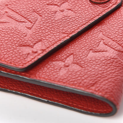Louis Vuitton Empreinte Compact Curieuse Wallet Cherry 13 of 13