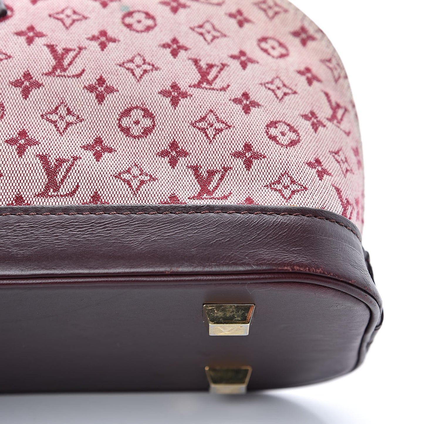Mini Monogram Alma Long Cherry
