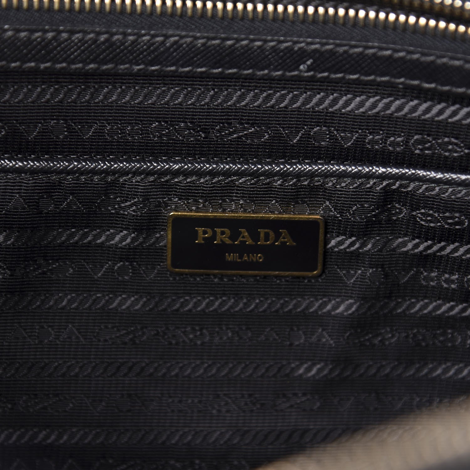 Prada Saffiano Large Galleria Double Zip Tote Black 8 of 11