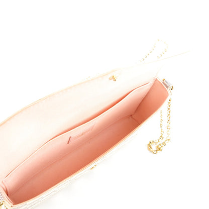 Louis Vuitton Damier Azur Pochette Felicie Chain Wallet Rose Ballerine 5 of 8