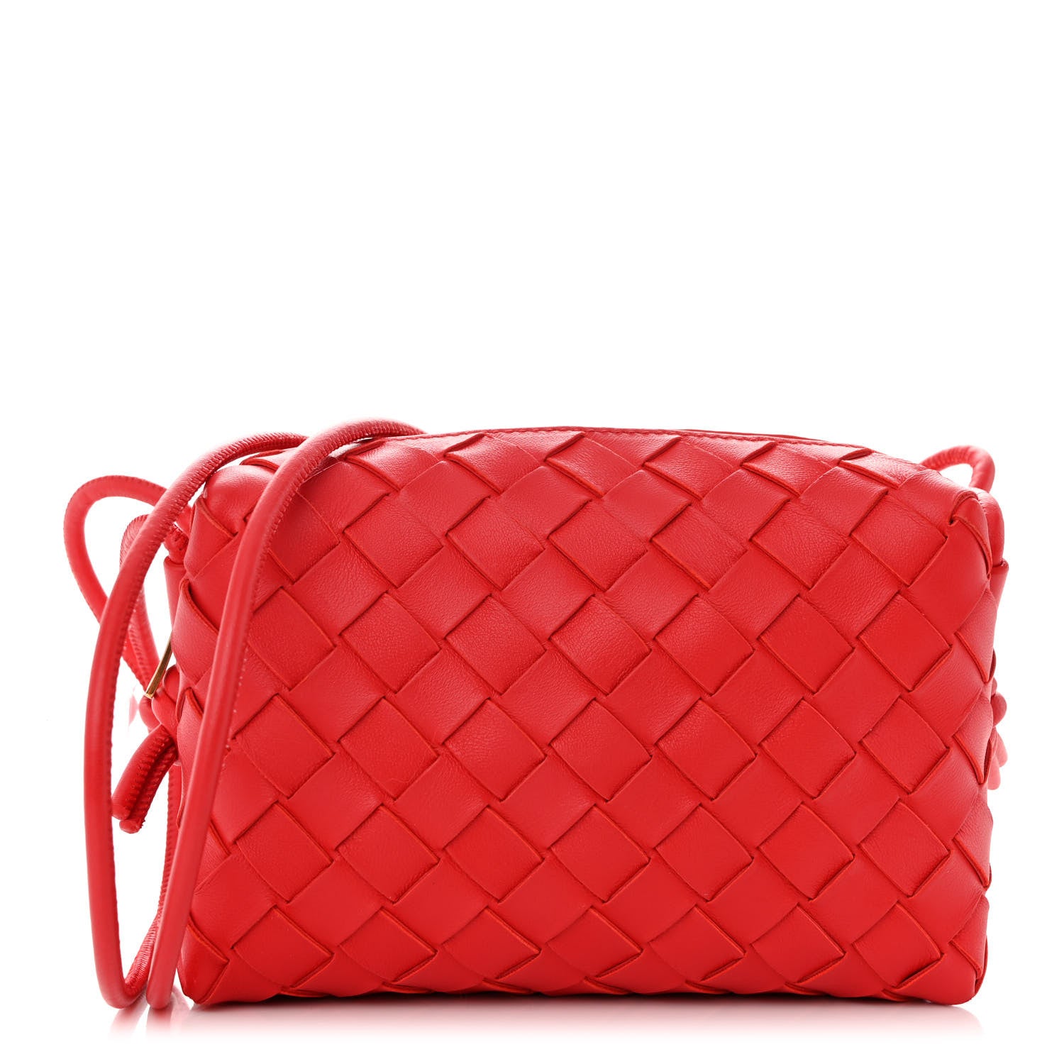 Bottega Veneta Nappa Intrecciato Mini Loop Camera Bag Redstone 1 of 9