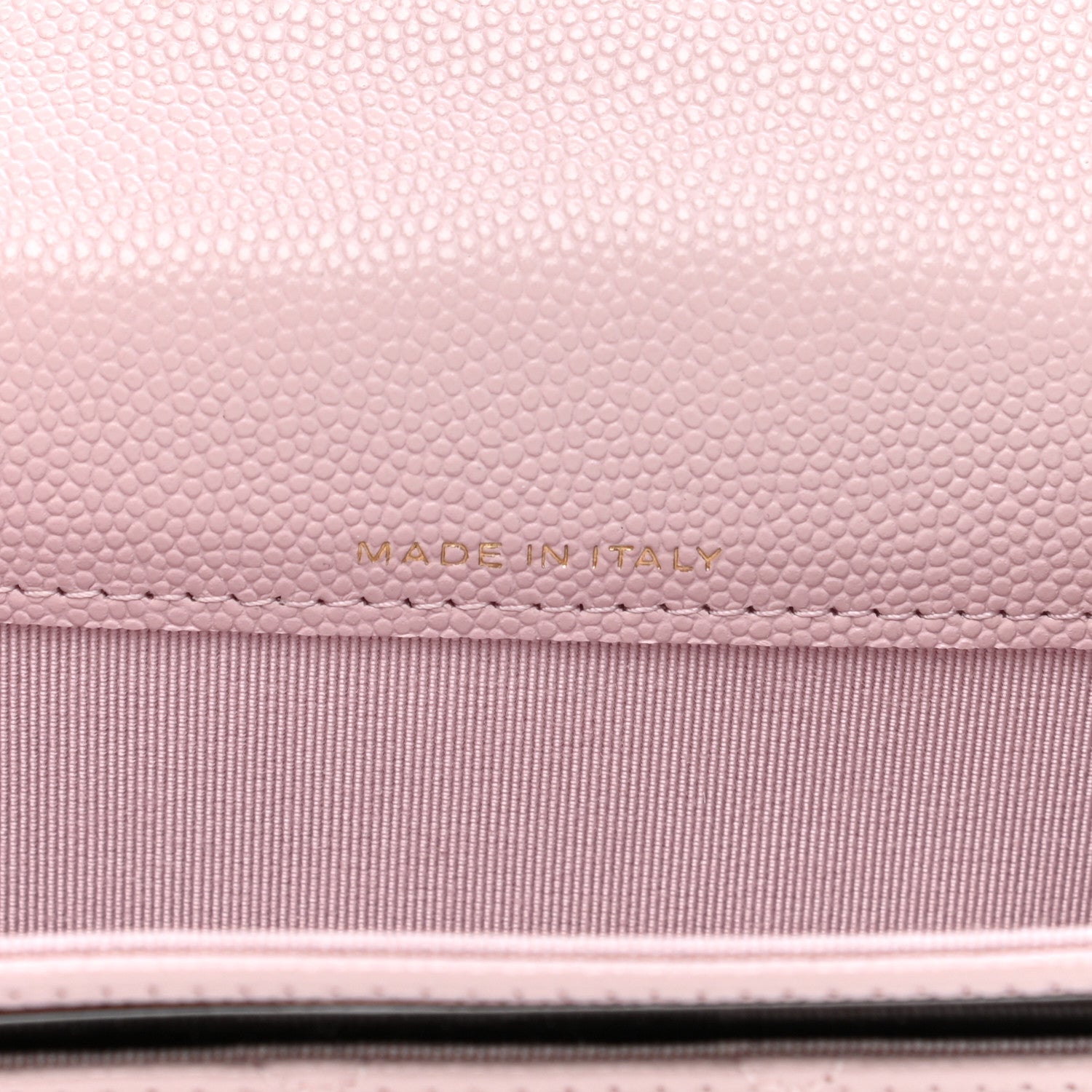 Chanel Caviar Quilted Flap Card Holder Wallet Light Pink 7 of 9