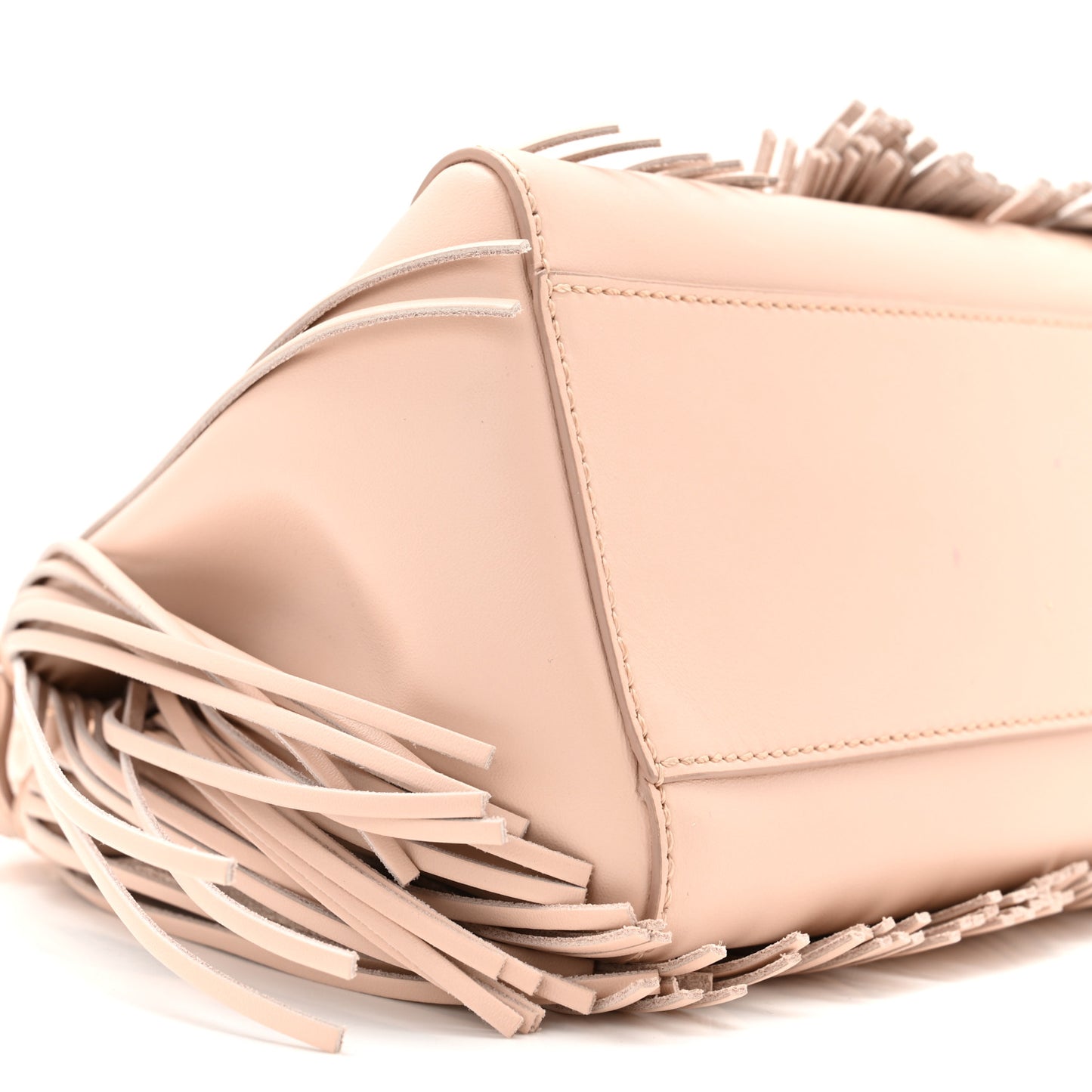 Nappa Fringe Mini Peekaboo Rosa Quarzo