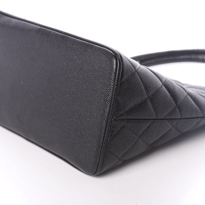 Chanel Caviar Quilted Medallion Tote Black 10 of 10