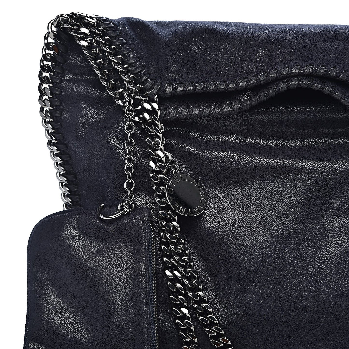 Shaggy Deer Big Falabella Tote Navy