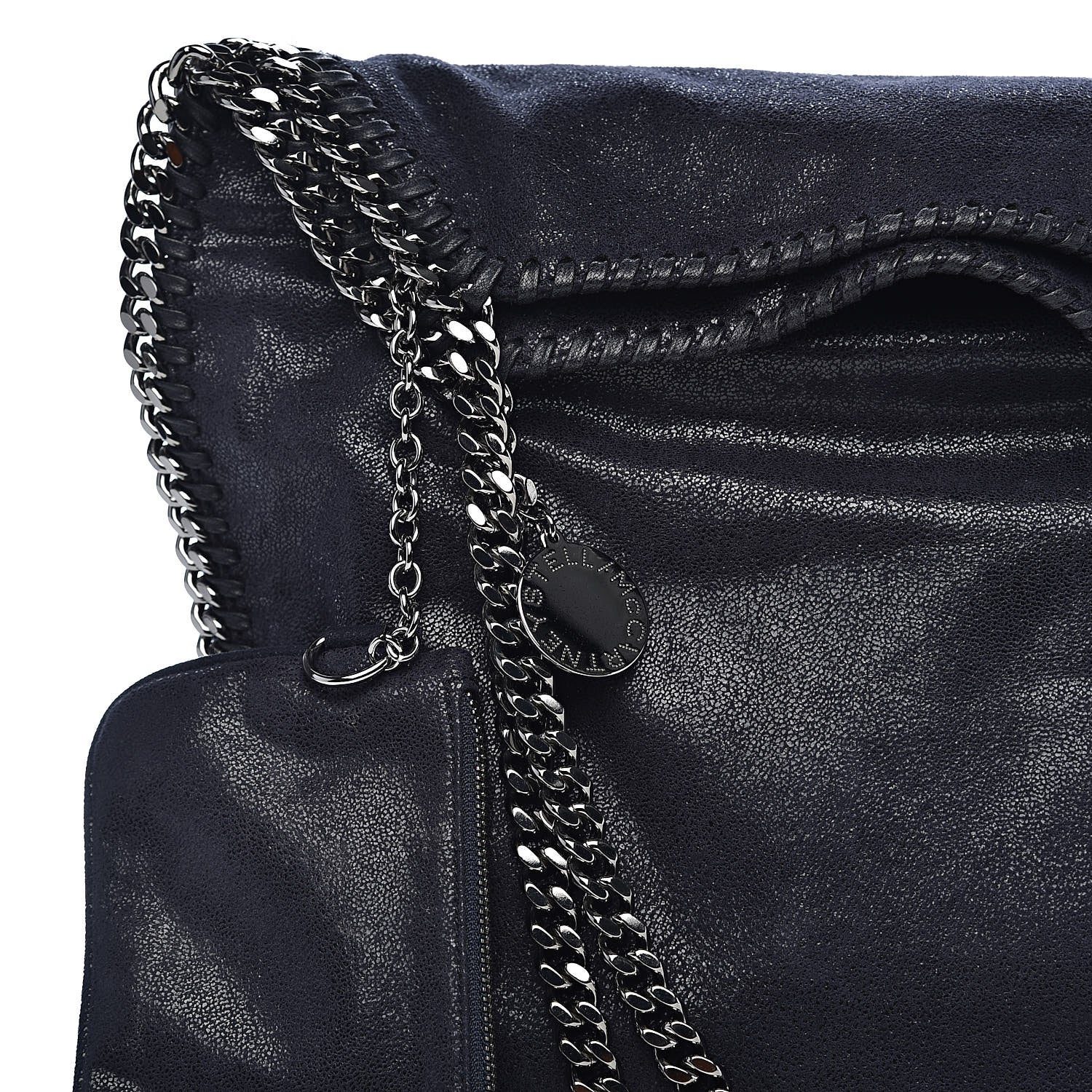 Stella McCartney Shaggy Deer Big Falabella Tote Navy 11 of 11