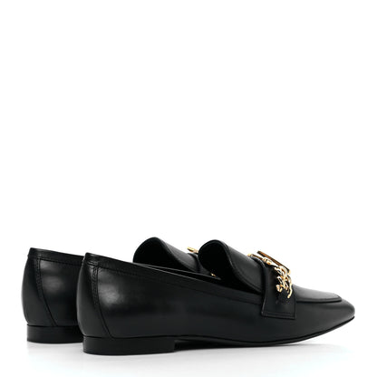 Louis Vuitton Calfskin Upper Case Flat Loafer 36 Black 4 of 8