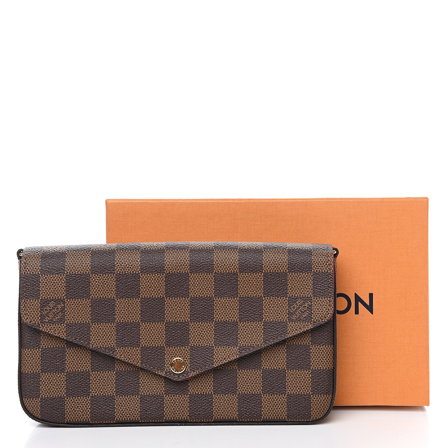 Damier Ebene Pochette Felicie Chain Wallet